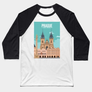 Staromestske namesti old town square czech praha prague Baseball T-Shirt